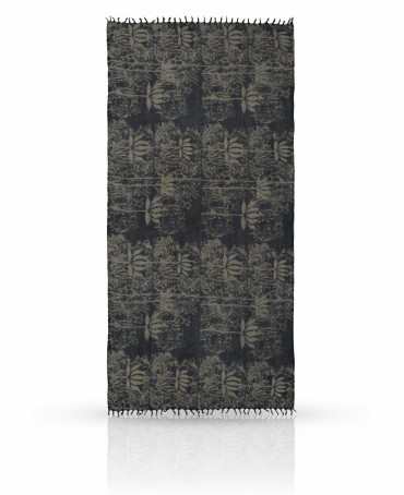 Палантин Женский W-LOTUS/BLACK